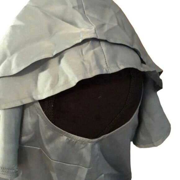 A’Gaci Satin Glam Ruffle Top with Adjustable Spaghetti Straps, Sage Green, Small - Picture 3 of 3